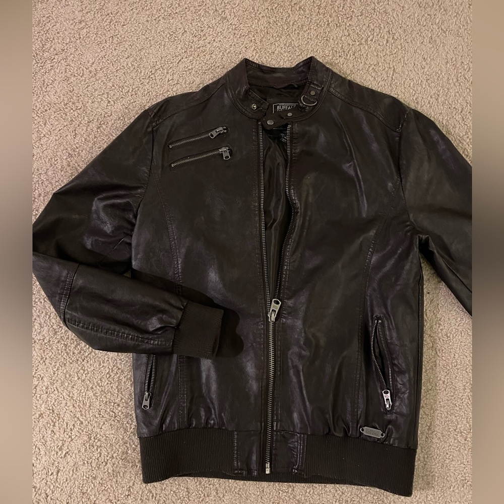 Buffalo faux leather bomber jacket Medium
